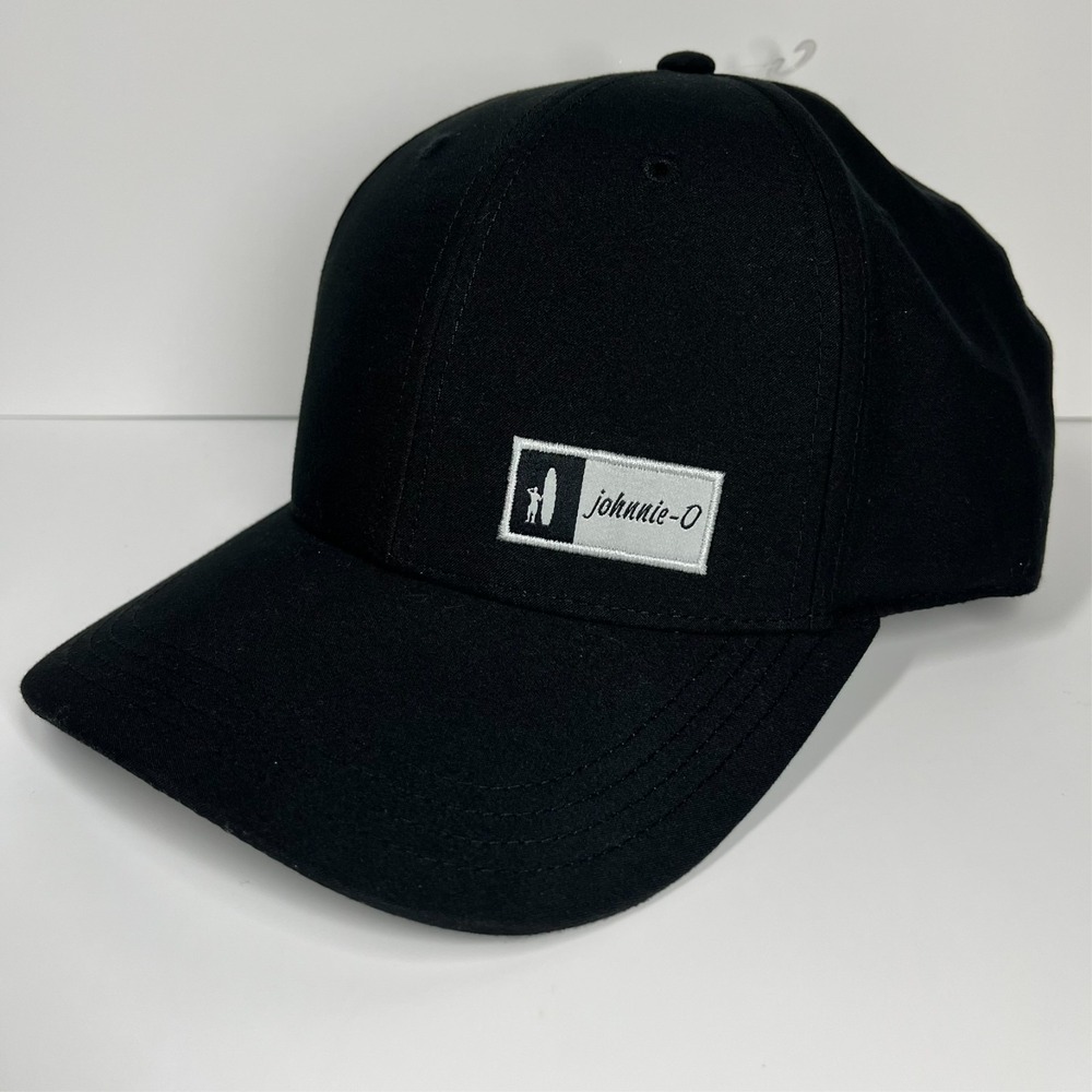 Johnnie-O Palmico Performance Golf Snapback Adjustable Hat OSFA Black Casual Dad